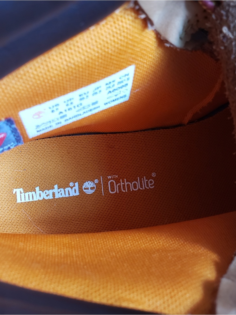 Timberland Wheat/Tan Lace-Up Work Boots with Padded Collar - Picture 6 of 7